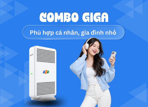 Combo internet truyền hình Giga