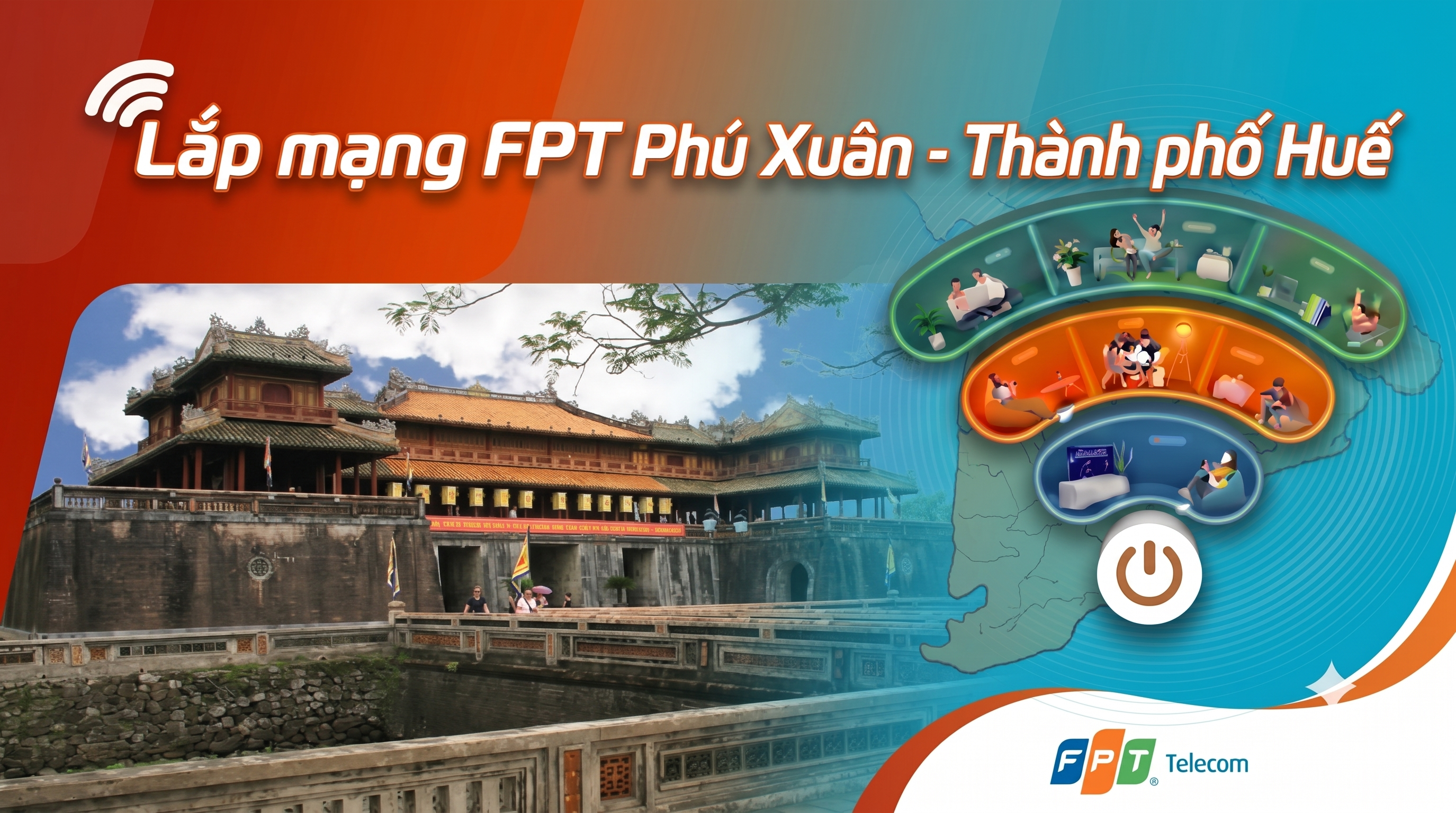 Lắp mạng FPT Phú Xuân - Thành phố Huế